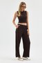 Poplin Regular Fit Elestane Top and Bottom Set # 25211 - 2
