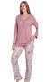 Patterned Malisa Pajama Set - 2
