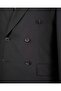 Slim Fit Men's Pointed Collar Double Breasted Jacket Pants Suit Black T20139-01 - 5