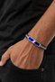 Men's Steel Bracelet with Mesh Cord, Luxurious Italian Style Gift Bracelet for Lover • Spouse • Father - 2