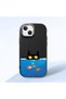 Black Silicone Case with Shock-Absorbing Camera Protections Compatible with iPhone 15 Plus/14 Plus