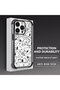 iPhone 14 Pro Compatible Transparent Back Four Corners Reinforced Impact Protection Silicone Case - 3
