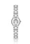 Classic Heart Charm Women's Wristwatch with Numbers Silver Pink Color Pl-1603B4X - 4