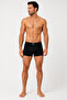 5 Pieces Comfortable Fit Large Size Cotton Flexible Men's Boxers 92% Cotton 8% Lycra - 2
