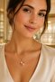 Figured Anti-Tarnish Steel Adjustable Chain Luxury Necklace