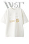 Nat 1 Design Printed Unisex White Oversize T-Shirt
