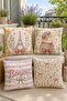 Eiffel Tower and Cat Pattern 4-Piece Throw Pillow Cover Set