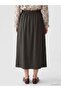 Lcw Grace Khaki Belted Pleated Skirt - 4