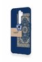 Oppo A5 2020 Compatible Blue Ethnic Carpet Pattern Silicone Case - 4