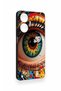Realme C55 Compatible Colorful Eye-Pop Patterned Silicone Case - 3