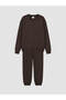 Brown Girl's Tracksuit Set - 5