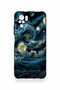 Redmi Note 10-10S Compatible Starry Night Pattern Silicone Case - 3