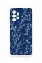 Samsung A23 Compatible Thin Leaf Branch Patterned Silicone Case - 2