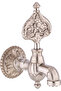 2 Pieces Patterned Ottoman Kurna Faucet Satin Brass Heavy Model Bathhouse Faucet with Concealed Polisher - 3