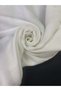 Mixed Linen Fabric Draped - White