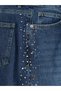 Lcw Jeans Indigo Straight Fit Stoned Women's Jean Trousers - 6