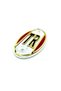 New Design Colorful Double Layer Embossed Oval Tr Letter Special for Label Makers - Colorful and Stylish Design Turkey Glass Ornament Tr Letter - 4