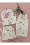 White Mh Cherry 3-Piece Cotton Pajama Set