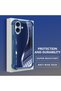 iPhone 16 Compatible Transparent Back Panel Four-Corner Reinforced Impact-Proof Glossy Edge Silicone Case - 3
