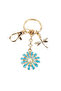 Flower and Dragonfly Detailed Keychain & Bag Ornament