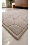 2-Piece Washable Non-Slip Base Bathroom Mat Set - 3