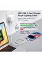 20W USB-C Fast Charger UK Plug with USB-C to Lightning Cable, Fast Charging Wall Adapter Compatible with iPhone Devices (White)