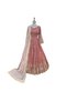 Pink Faux Georgette Gown Set - HRT4291 | Pink-Size:L-40-Inches - 3