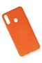 Aconcept Galaxy A20S Case Nano Inside Velvet Silicone (212255) - Orange - 2
