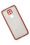 Aconcept Redmi Note 9 Case Montreal Silicone Cover (234748) - Red - 3