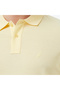Men's Yellow Regular Fit Polo Neck T-Shirt - 5