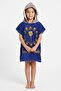 Frozen Kids Hooded Poncho Bath Towel, Blue