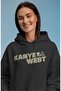 Kanye West Rapper Singer Back Printed Unisex Oversize Premium Hoodie - 2