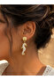 Steel Sea Horse Figured Earrings - 3