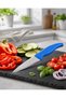 23 cm Stainless Steel Vegetable and Fruit Knife – Sharp Kitchen Knife with Ergonomic Handle - 3