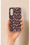 Samsung A56 Compatible Mini Pink Flower Pattern Silicone Case
