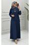 Eflin Skirt Suit Navy Blue - 2