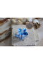 Colorful Lotus Latch Buckle / Blue