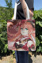 Yanfei Genshin Impact V1 Double-Sided Canvas Print Tote Bag Anime Bag