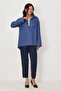 Elastic Waist Denim Pants 70968 - 4