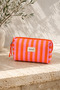 Makeup Bag Quilted Organizer - Travel Cosmetic Organizer Zippered Multi-Purpose Women's Bag 20X10X7 cm