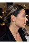 Rosa 100% Handmade Jean Textured Enamel Covered Copper Wire Pearl Detailed Convertible Stud Women's Earrings - 3