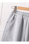 Girls' Wide Leg Sweatpants with Bow Print - 4