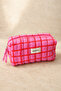 Makeup Bag Quilted Organizer - Travel Cosmetic Organizer Zippered Multi-Purpose Women's Bag 20X10X7 cm - 5
