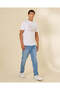 Men White Graphic T-Shirt - 5