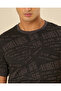 Men Charcoal Printed T-Shirt - 4