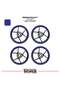 Honda Dio Wheel Rim Strip – Half Rim Cover & Dio Lettering Sticker Set - 2