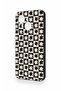 Tecno Spark Go1 Compatible Flower Motif Checkered Pattern Silicone Case - 4