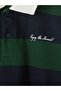 Lcw Kids Green Polo Collar Striped Boys' Sweatshirt - 2
