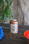 Round Metal Storage Container, Ø 9 X 11 Cm, Dome Lid, 0.6 Lt
