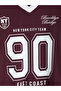 Burgundy Cotton Oversize Women's T-Shirt - 7